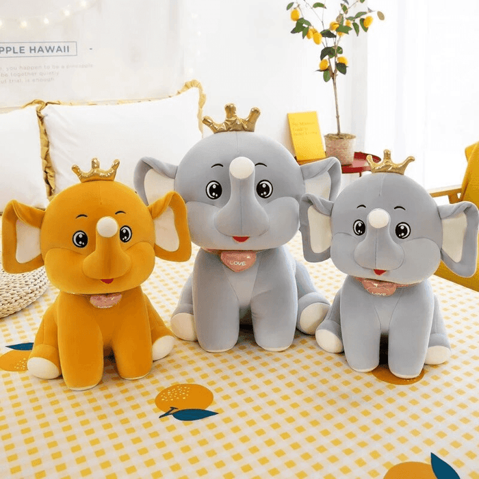 Jumbo Stuffed Elephant Plush - Goodlifebean Stuffed Animals
