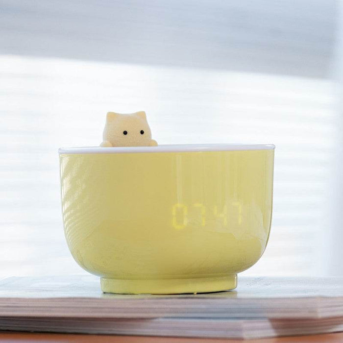 Kawaii 3 - in - 1 Bedside Lamp, Alarm Clock, and Night Light - Goodlifebean Stuffed Animals