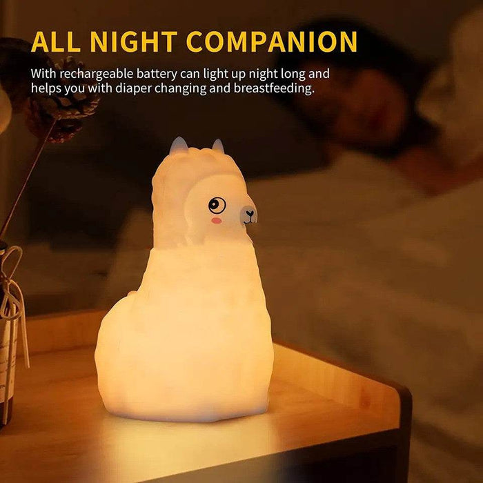 Kawaii Alpaca Night Light - Goodlifebean night light