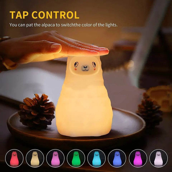Kawaii Alpaca Night Light - Goodlifebean night light