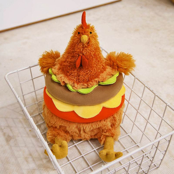 Kawaii Chick’n’Cheese Chicken Plushie - Goodlifebean Stuffed Animals