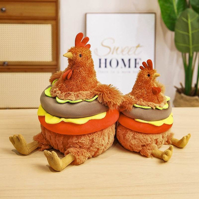 Kawaii Chick’n’Cheese Chicken Plushie - Goodlifebean Stuffed Animals