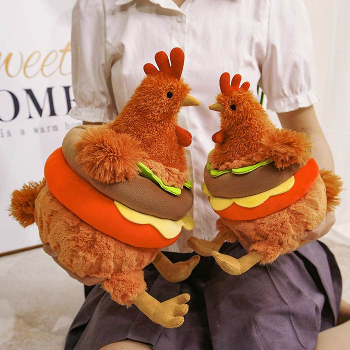 Kawaii Chick’n’Cheese Chicken Plushie - Goodlifebean Stuffed Animals