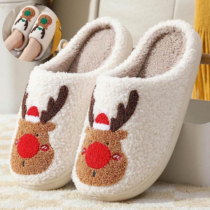 Kawaii Christmasy Holiday Slippers - Goodlifebean Slides