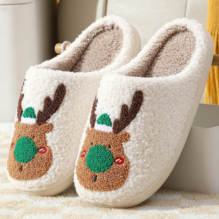 Kawaii Christmasy Holiday Slippers - Goodlifebean Slides