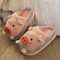 Kawaii Cloudy Pig Plush Slippers - Goodlifebean Shoes