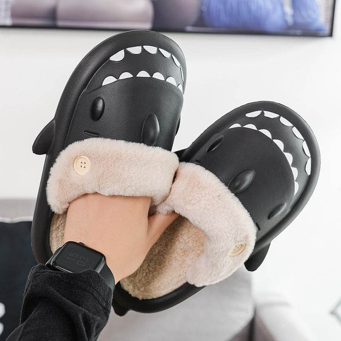 Kawaii Comfy Indoor Shark Slippers - Goodlifebean Shoes