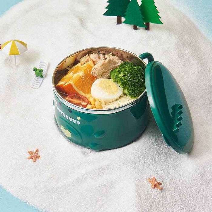 Kawaii Dino Ramen Bowl | Cute Noodle Bowls - Goodlifebean Gifts