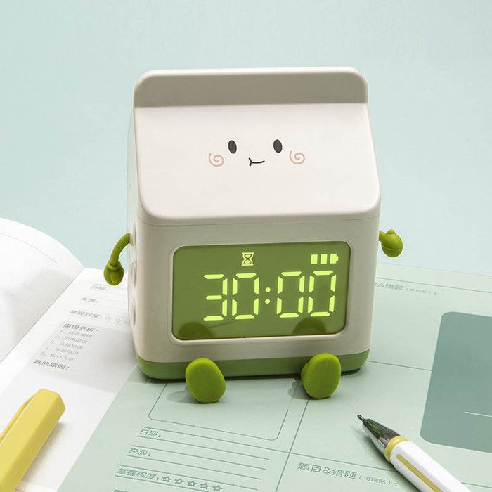 Kawaii Milk Carton Alarm Clock - Goodlifebean Gifts