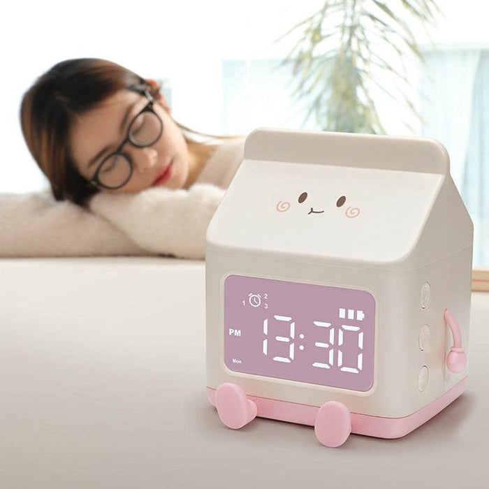 Kawaii Milk Carton Alarm Clock - Goodlifebean Gifts