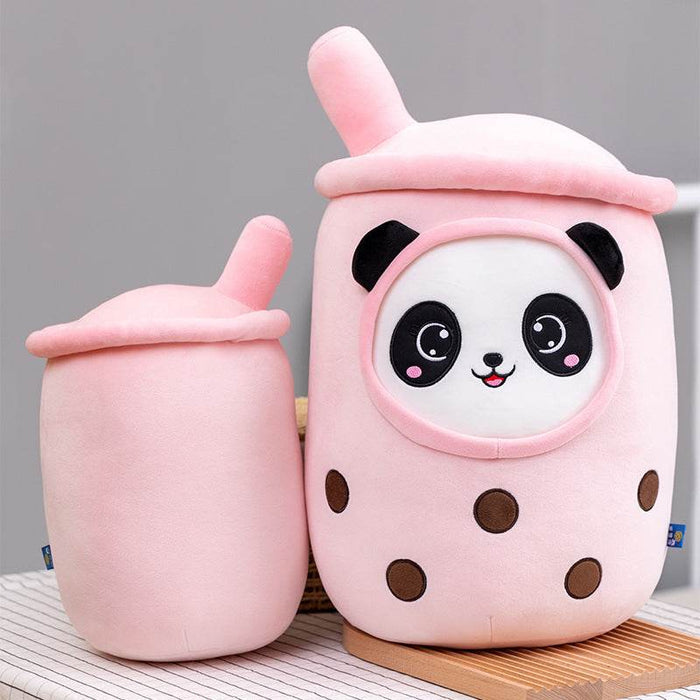 Kawaii Panda in Boba Tea Plushie | Bubble Tea Plush - Goodlifebean Stuffed Animals