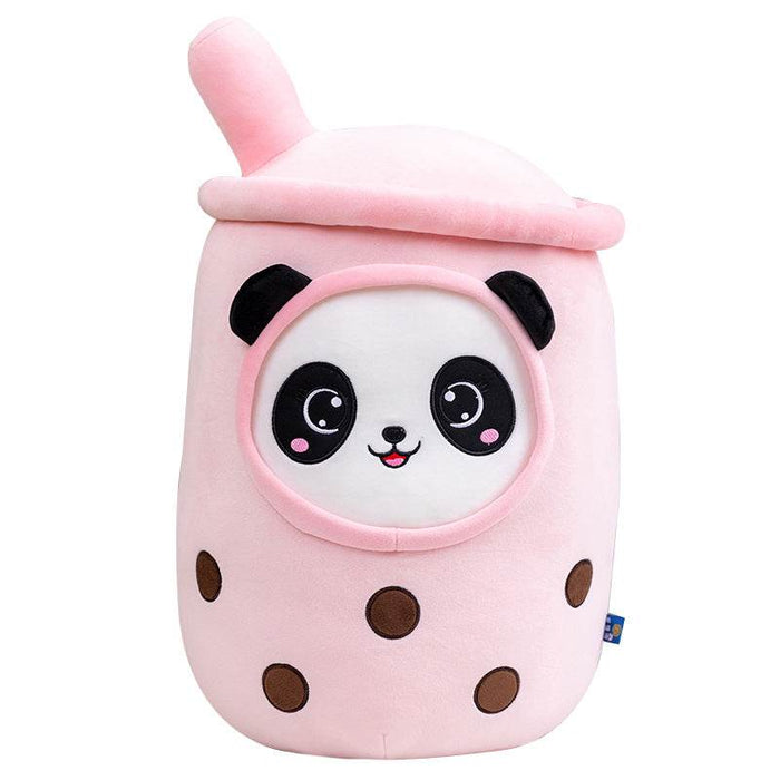 Kawaii Panda in Boba Tea Plushie | Bubble Tea Plush - Goodlifebean Stuffed Animals