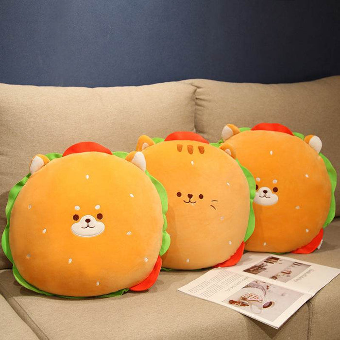 Kawaii Stuffed Hamburger Plushie - Goodlifebean Stuffed Animals