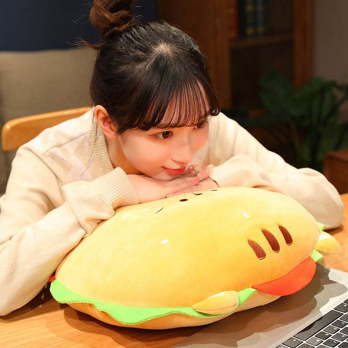 Kawaii Stuffed Hamburger Plushie - Goodlifebean Stuffed Animals