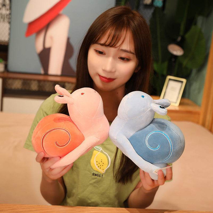 Kawaii Stuffed Snail Plush - Goodlifebean Stuffed Animals
