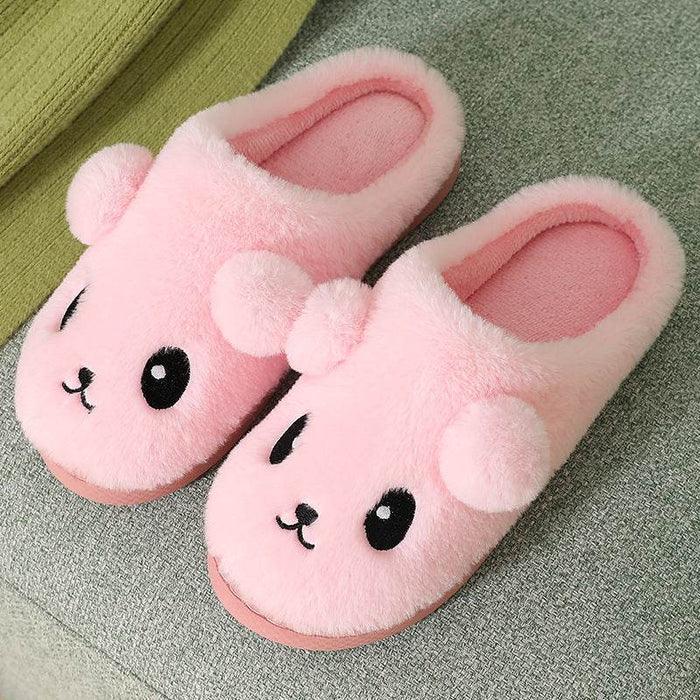 Kawaii Thick - Sole Plush Slippers - Goodlifebean Shoes