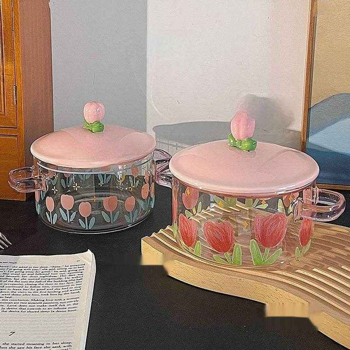 Kawaii Tulip Ramen Bowl - Goodlifebean Gifts