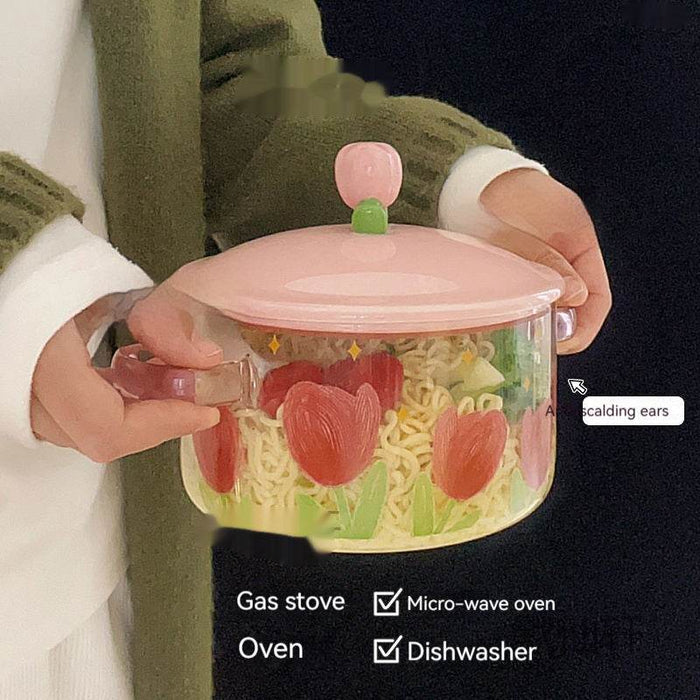 Kawaii Tulip Ramen Bowl - Goodlifebean Gifts