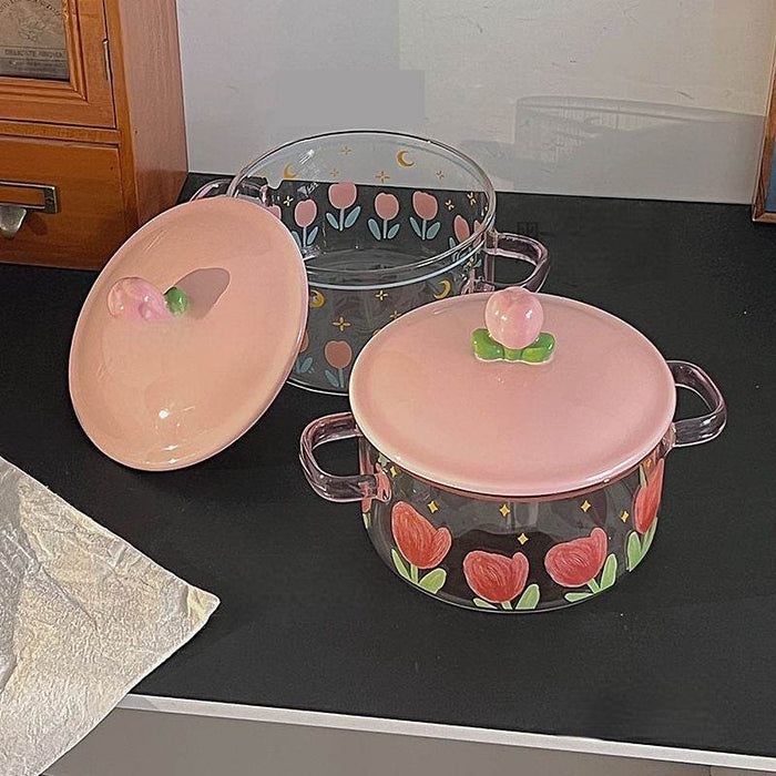 Kawaii Tulip Ramen Bowl - Goodlifebean Gifts