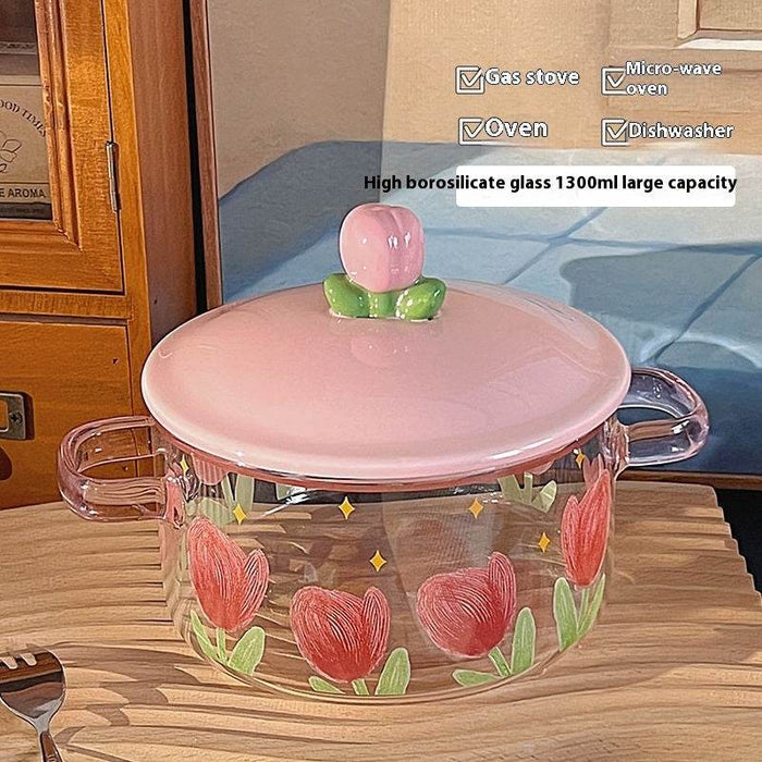 Kawaii Tulip Ramen Bowl - Goodlifebean Gifts