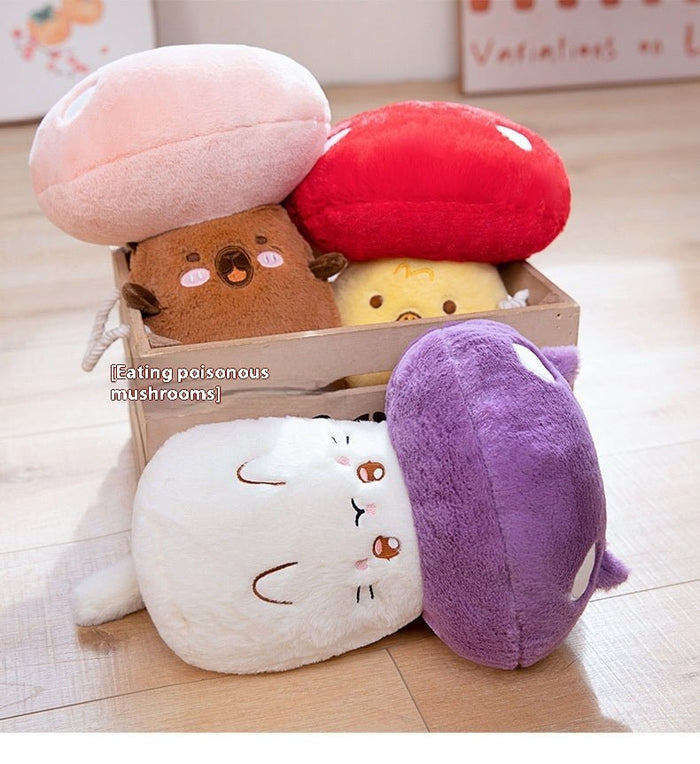 Kinoberry: Kawaii Funny Mushroom Plushie - Goodlifebean Stuffed Animals