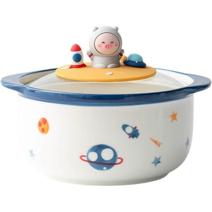 Korean Bear Ramen Bowl | Instant Ramen Ceramic Bowl - Goodlifebean home decor