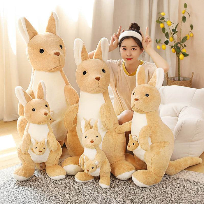 KuddleRoos: Mommy & Mini Kangaroo Plushie - Goodlifebean Stuffed Animals