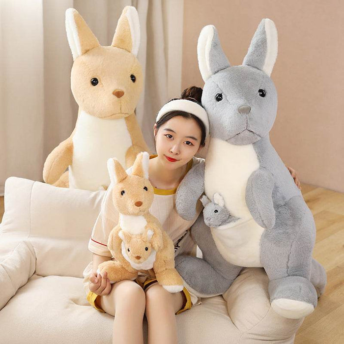 KuddleRoos: Mommy & Mini Kangaroo Plushie - Goodlifebean Stuffed Animals