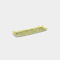 [LARGE PLATE (PLATTER)] FLOWER CRYSTAL (YELLOW) LONG PLATE | TOUAN | KYOTO-KIYOMIZU WARES