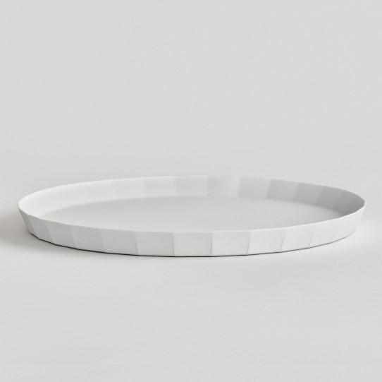 [LARGE PLATE (PLATTER)] PLATE LARGE MATT WHITE | UTSUÀ | IMARI-ARITA WARES