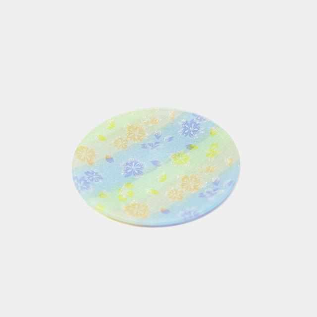 [LARGE PLATE (PLATTER)] PLATE (SAKURA) BLUE M | NISHIJIN RE:NISTA | NISHIJIN TEXTILES