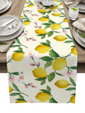 Lemon fruit summer Table Runner Place Mats - LeobonZone