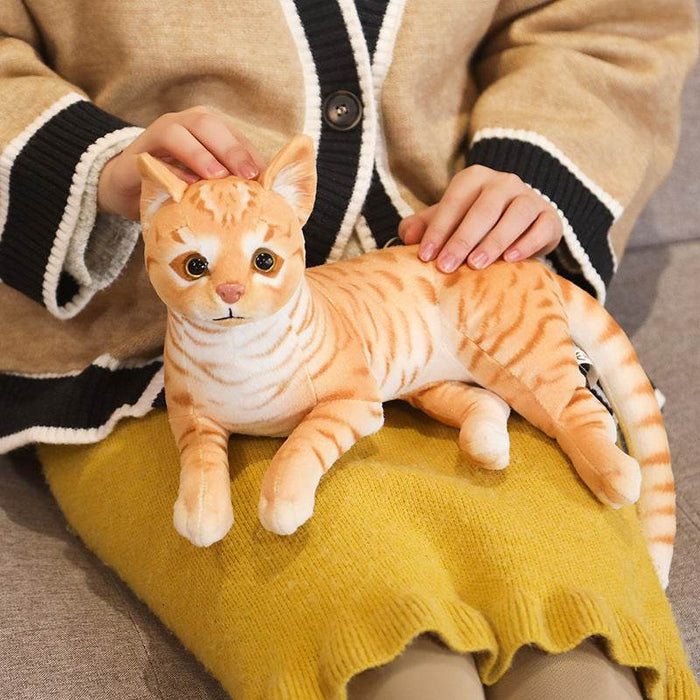 Lifelike Stuffed Cat Plush Toy - Goodlifebean Stuffed Animals