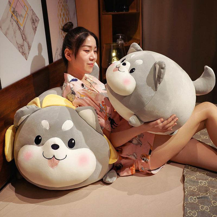 Loki: Giant Chubby Husky Plushie | Stuffed Animal Husky - Goodlifebean Stuffed Animals