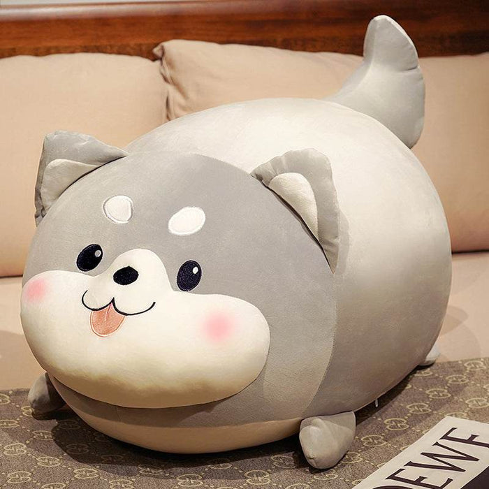 Loki: Giant Chubby Husky Plushie | Stuffed Animal Husky - Goodlifebean Stuffed Animals