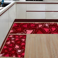 Lovely Love Heart Right Angle Felt Doormat Two piece set - LeobonZone