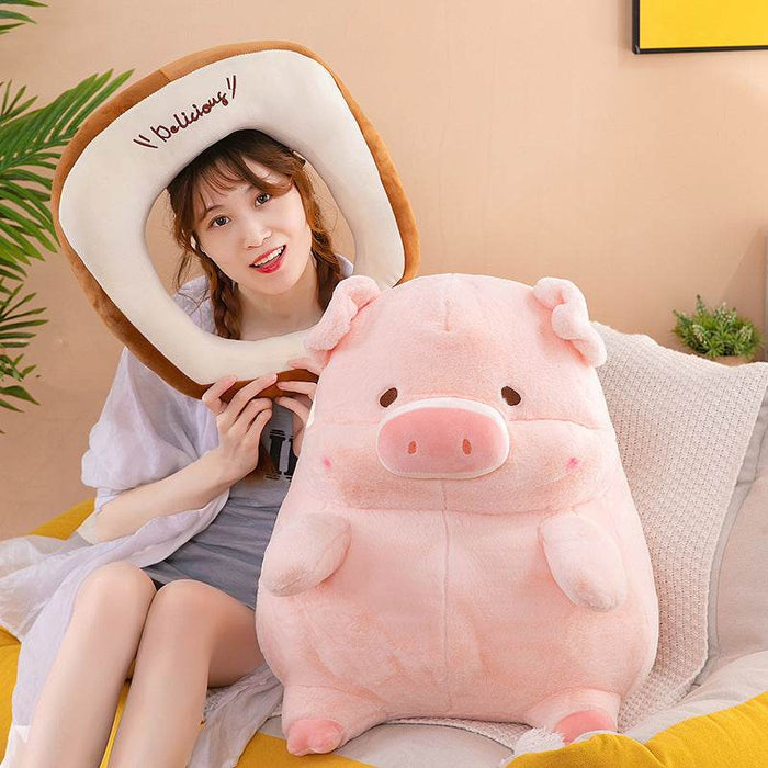 Lulu: Kawaii Piggy Plushie | Stuffed Animal Pig - Goodlifebean Stuffed Animals