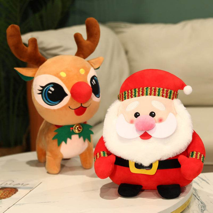 Merryland Santa and Reindeer Plush Toys - Goodlifebean Stuffed Animals