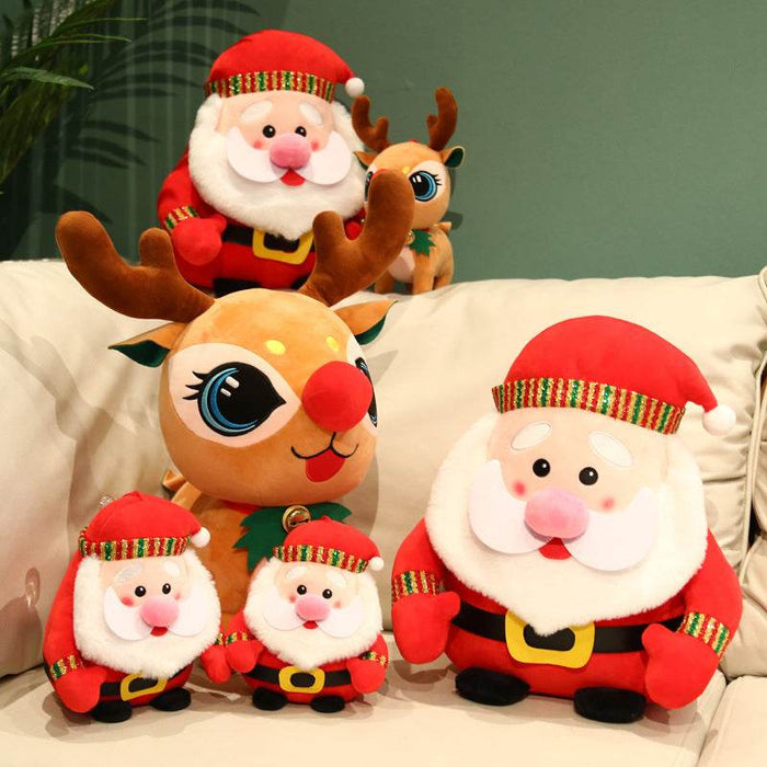 Merryland Santa and Reindeer Plush Toys - Goodlifebean Stuffed Animals