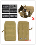 Military Tactical Dog Harness German Shepherd Adjustable Pet Dog Back by DC-THE CEO