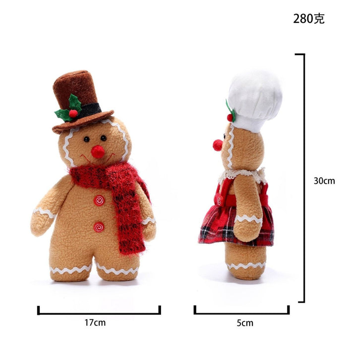 Mr and Mrs Gingerbread Man - Goodlifebean Stuffed Animals