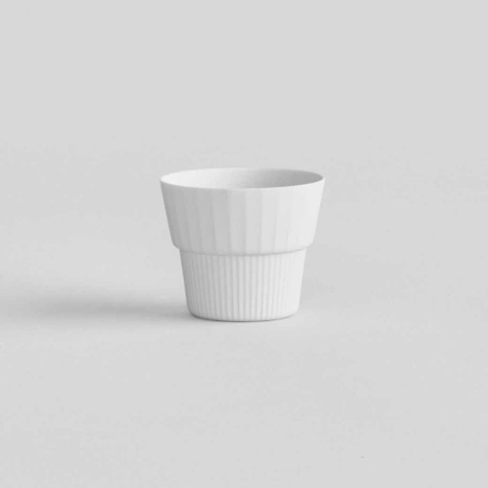 [MUG (CUP)] CUP & LARGE PLATE 3-PIECE SET MATT WHITE | UTSUÀ | IMARI-ARITA WARES