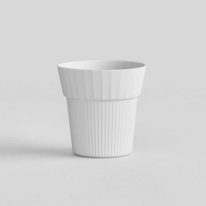 [MUG (CUP)] CUP & LARGE PLATE 3-PIECE SET MATT WHITE | UTSUÀ | IMARI-ARITA WARES