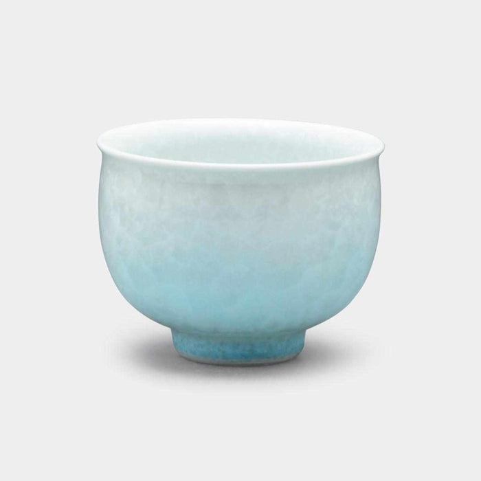 [MUG (CUP)] FIVE-COLORED FLOWER CRYSTAL TEA BOWL (5-PIECE SET) | TOUAN | KYOTO-KIYOMIZU WARES