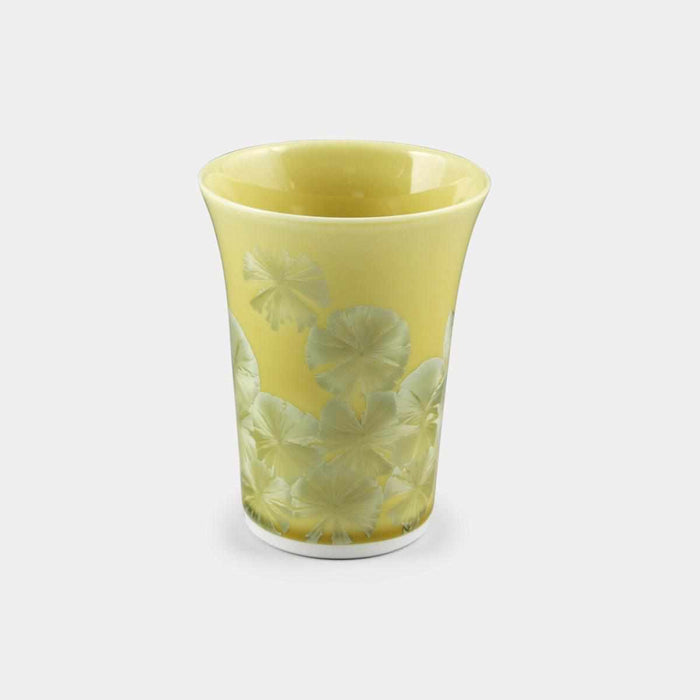 [MUG (CUP)] FLOWER CRYSTAL (YELLOW) FREE CUP | TOUAN | KYOTO-KIYOMIZU WARES