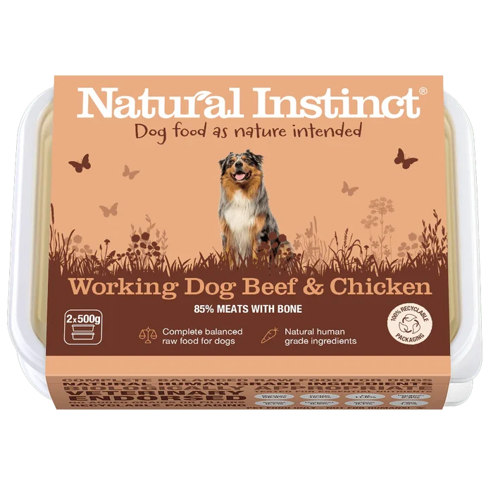 Natural Instinct Working Dog Beef & Chicken