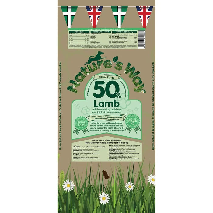 Natures Way Classic Adult 50% Lamb & Brown Rice Recipe