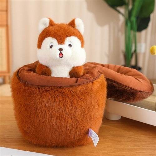 Nutkin: Surprise Inside Squirrel/Nutty Plushie - Goodlifebean Stuffed Animals