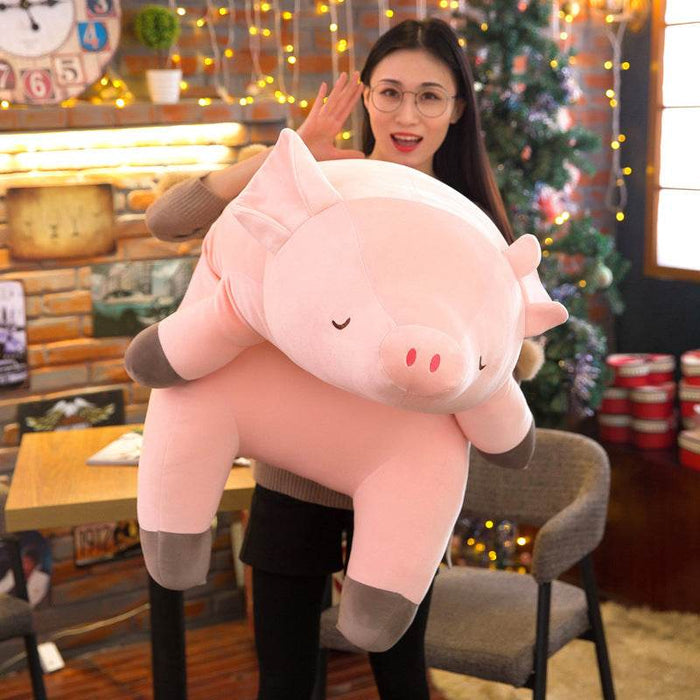 Peanut: Giant Kawaii Piggy Plushie - Goodlifebean Stuffed Animals