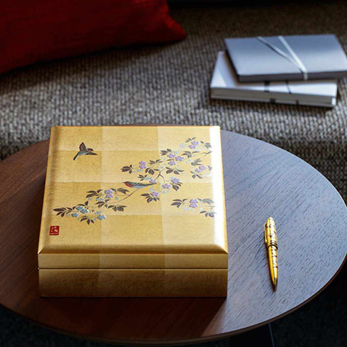 [PEN] MAKIE BALLPOINT PEN FAN SURFACE (GOLD) | HAKUICHI | KANAZAWA GOLD LEAF